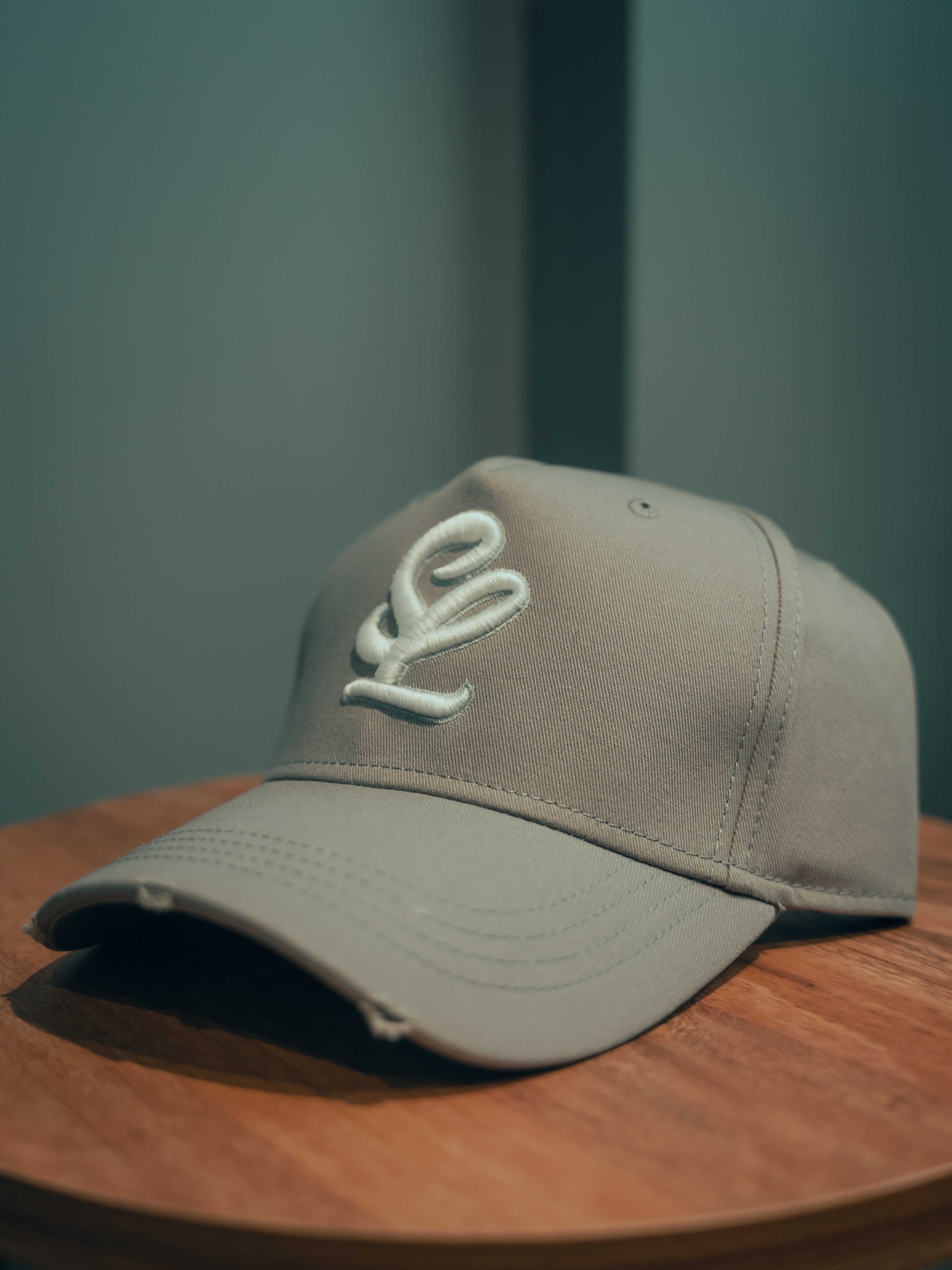 Grey SL Baseball Caps