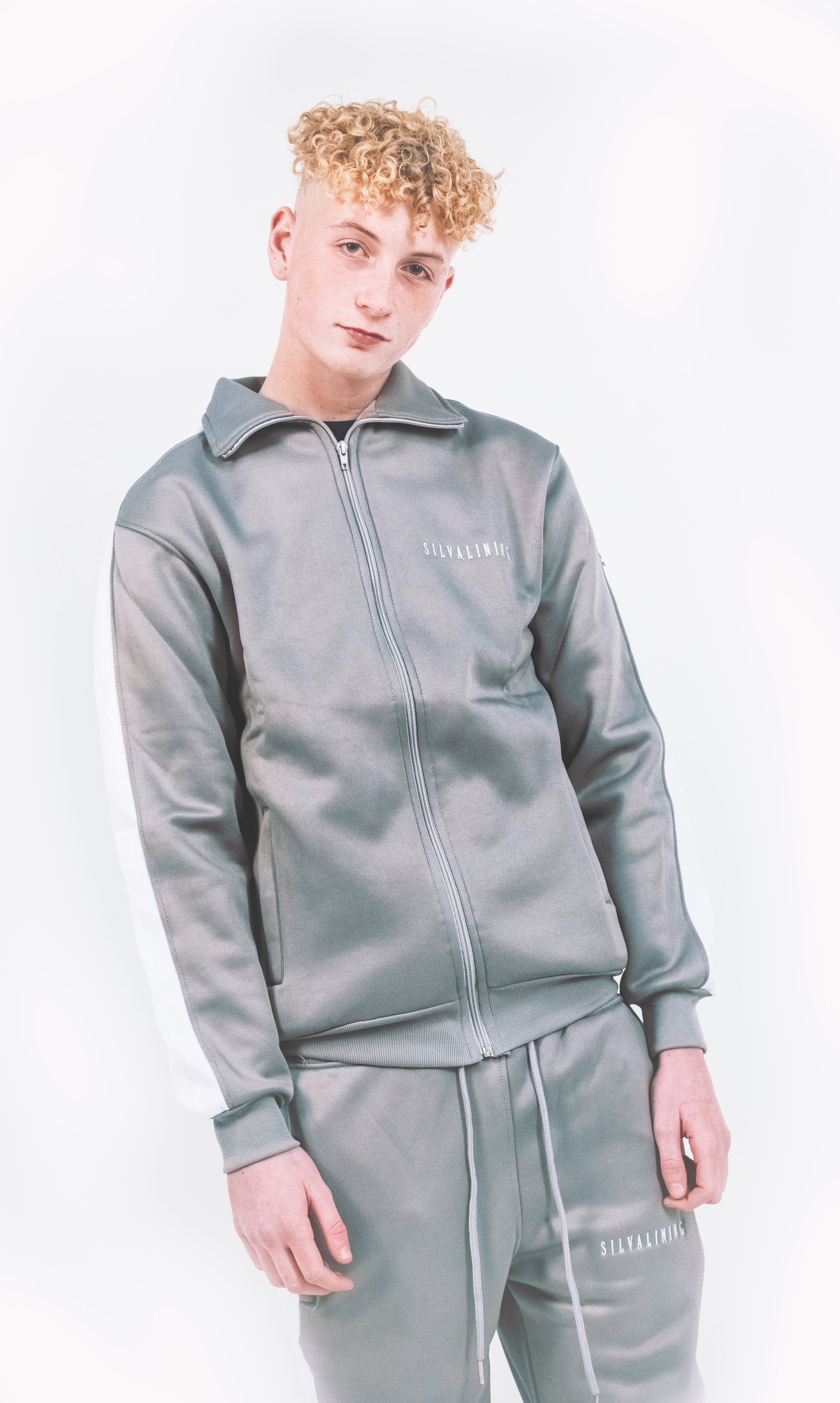 Grey Poly Tracksuit